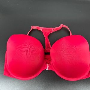Victoria's Secret Perfect Shape Bra 36DD/F80 - Red with Front Clasp